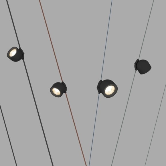 DK5541-BK Cветодиодный светильник на ременный шинопровод Denkirs Belty CRI90+ 3000К 1170Лм 38° 12Вт