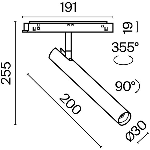 TR141-2-6W3K-M-B Трековый магнитный светодиодный светильник Maytoni Exility CRI90+ 3000К 270Лм 36° 6Вт TR141-2-6W3K-M-B Трековый магнитный светодиодный светильник Maytoni Exility CRI90+ 3000К 270Лм 36° 6Вт