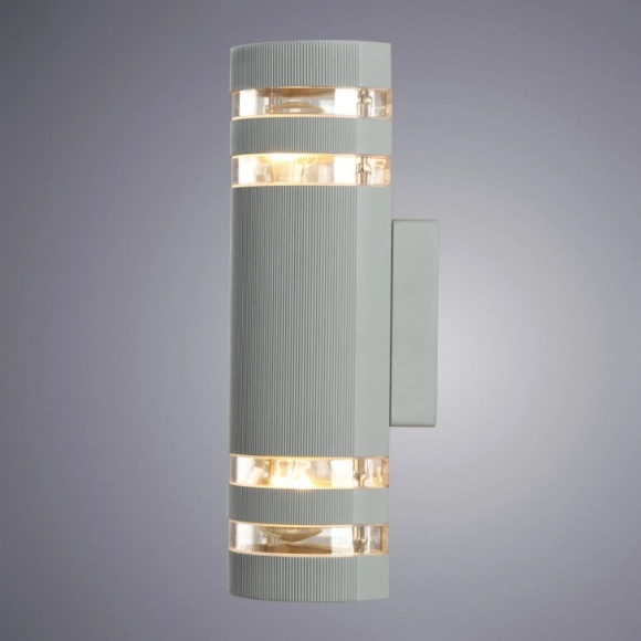 Уличный настенный светильник Arte Lamp METRO GREY A8162AL-2GY Уличный настенный светильник Arte Lamp METRO GREY A8162AL-2GY