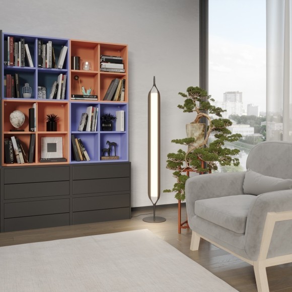 Торшер диммируемый со сменой цветовой температуры 2700К\4000К\6000К (управление - сенсор) NOVOTECH ALA 359543