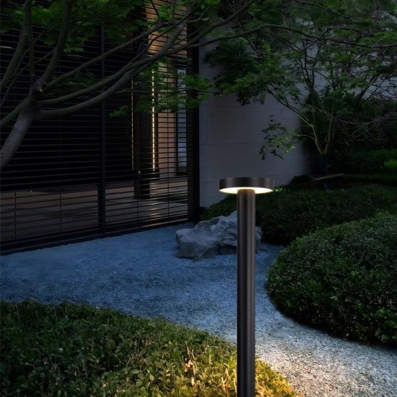 4640-1F, уличный светильник, D140xH820, LEDx12W, 1050LM, 4000K, IP65, included