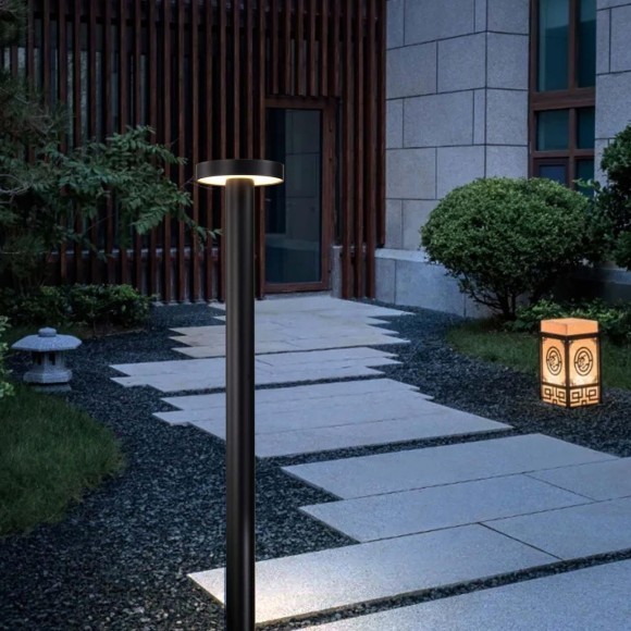 4640-1F, уличный светильник, D140xH820, LEDx12W, 1050LM, 4000K, IP65, included