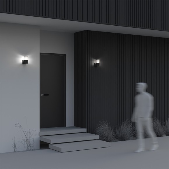 Уличный настенный светильник Maytoni O576WL-01B Bronx IP54 под лампу 1xE27 60W