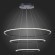 ST604.443.114 Светильник подвесной ST-Luce Черный/Белый LED 1*114W 4000K Подвесные светильники