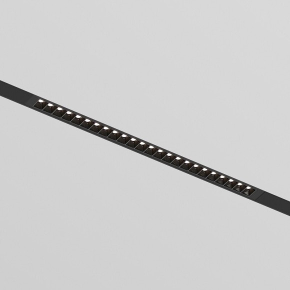 DK8002-CONN-BK Трековый черный светодиодный светильник-коннектор Denkirs SMART LINEAR 18Вт, 1520Лм, CRI90, 3000K-6000K, 120°