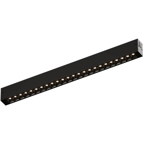 DK8002-CONN-BK Трековый черный светодиодный светильник-коннектор Denkirs SMART LINEAR 18Вт, 1520Лм, CRI90, 3000K-6000K, 120°