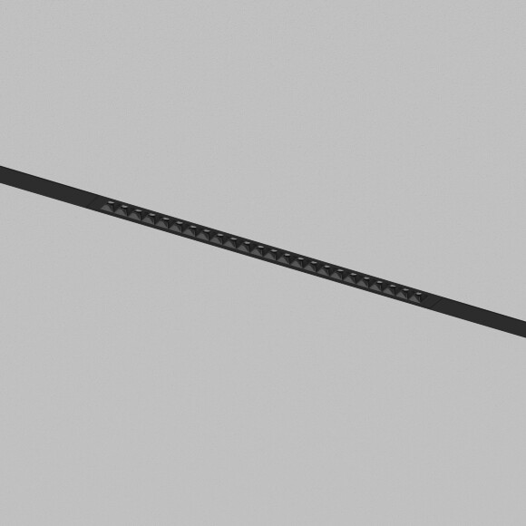 DK8002-CONN-BK Трековый черный светодиодный светильник-коннектор Denkirs SMART LINEAR 18Вт, 1520Лм, CRI90, 3000K-6000K, 120°