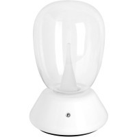 Настольная лампа диммируемая 10W 3000K прозрачный/белый Uovo III Lightstar 807906