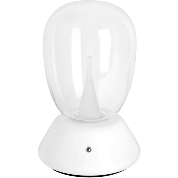 Настольная лампа диммируемая 10W 3000K прозрачный/белый Uovo III Lightstar 807906