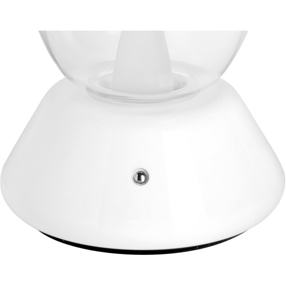 Настольная лампа диммируемая 10W 3000K прозрачный/белый Uovo III Lightstar 807906