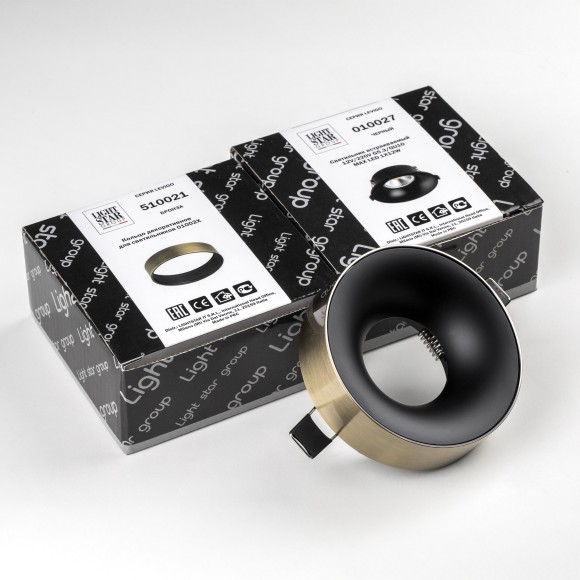 Встраиваемый светильник Lightstar L01002721 Levigo под лампу 1xGU10 50W