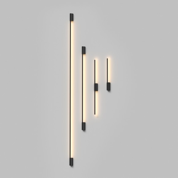 Светильник настенный в виде вытянутой палки светящий на стену Denkirs TRIXRAY 9Вт 3000К DK5084-BK