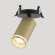 Светильник GU10 1*10W потолочный встраиваемый спот Черный и Матовое Золото IL.0005.2001-R-BMG