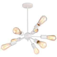 Люстра потолочная Lussole LSP-8269 KENNER IP21 под лампы 9xE27 360W