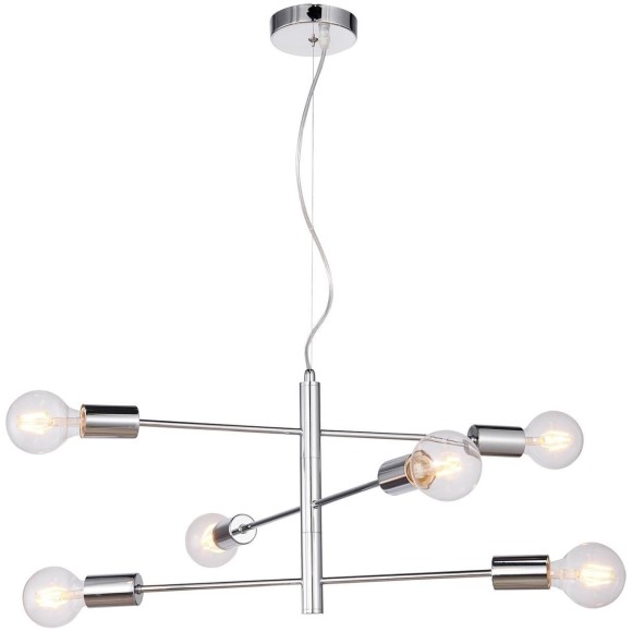 Люстра паук Lussole GRLSP-8154 HURON IP21 под лампы 6xE27 60W