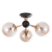 Люстра потолочная Arte Lamp A4485PL-3BK BOSTON под лампы 3xE27 40W