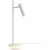 Настольный светильник Maytoni Estudo Z010TL-L8W3K LED 9Вт 3000K 589Лм 36° CRI80, белый матовый металл, поворотный плафон-цилиндр, декоративная подсветка основания, высота 455 мм