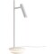 Настольный светильник Maytoni Estudo Z010TL-L8W3K LED 9Вт 3000K 589Лм 36° CRI80, белый матовый металл, поворотный плафон-цилиндр, декоративная подсветка основания, высота 455 мм