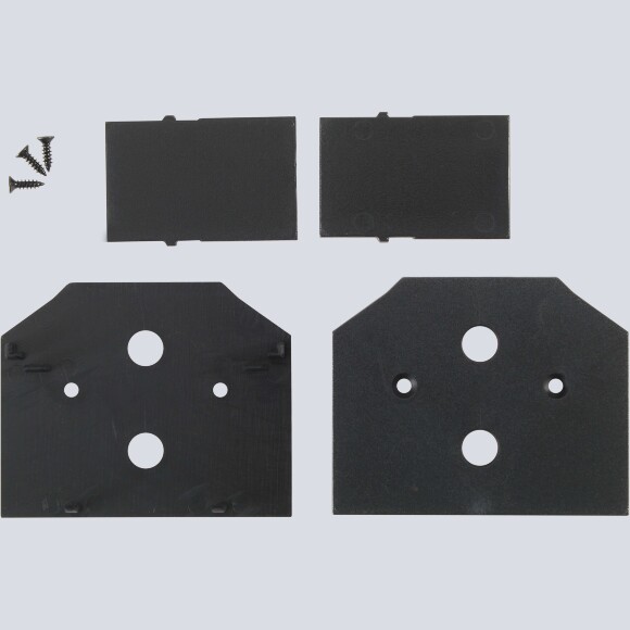 Crystal Lux CLT 0.235 06 BL 1408/111 Комплект из 2 торцевых заглушек для треков (шинопроводов) в гарпунные (ПВХ) натяжные потолки серии SPACE 220V