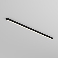 Maytoni LL311013 Готовый линейный накладной черный светильник с белым матовым рассеивателем, длина 150см, 1500x35x35мм, LED 30Вт 1650Лм 3000К CRI90 120° IP33 220В (комплект: лента, блок питания, крепления, профиль)