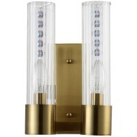 Бра Crystal Lux OTONO AP2 BRASS/TRANSPARENTE