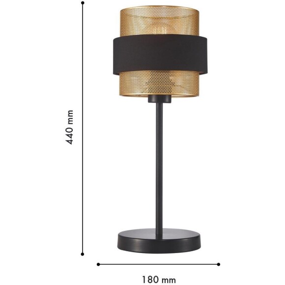 4778-1T, настольный светильник, D180xH440, 1xE27x40W, excluded