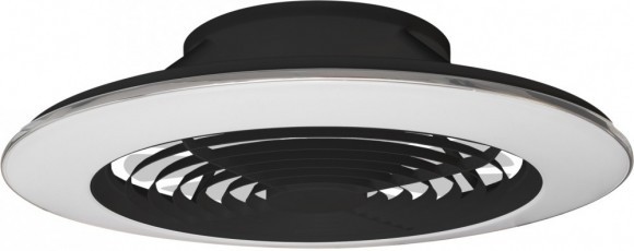 Потолочная люстра светодиодная с вентилятором с пультом и управлением смартфоном регулировкой цветовой температуры и яркости Alisio 7492