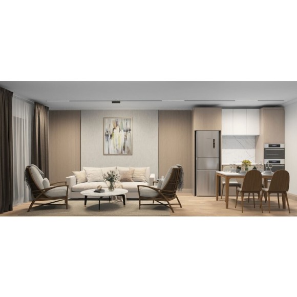 DK8004-CONN-BK Трековый черный светодиодный светильник-коннектор Denkirs SMART GRILL 18Вт, 1520Лм, CRI90, 3000K-6000K, 24°