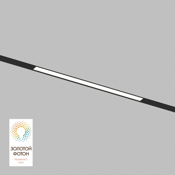 DK8004-CONN-BK Трековый черный светодиодный светильник-коннектор Denkirs SMART GRILL 18Вт, 1520Лм, CRI90, 3000K-6000K, 24°