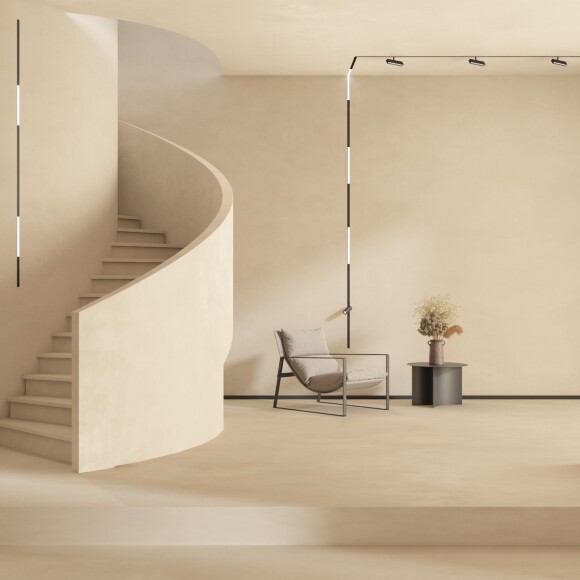 DK8004-CONN-BK Трековый черный светодиодный светильник-коннектор Denkirs SMART GRILL 18Вт, 1520Лм, CRI90, 3000K-6000K, 24°