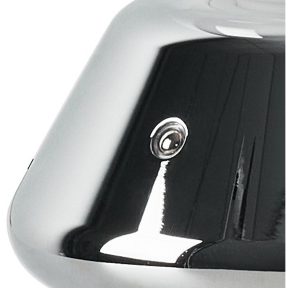 Настольная лампа диммируемая 10W 3000K прозрачный/хром Uovo III Lightstar 807904