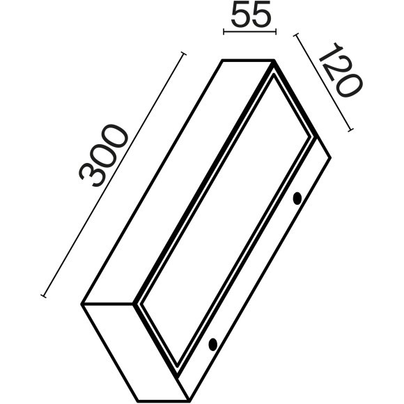 Настенный светильник (бра) Outdoor O428WL-L20GF3K