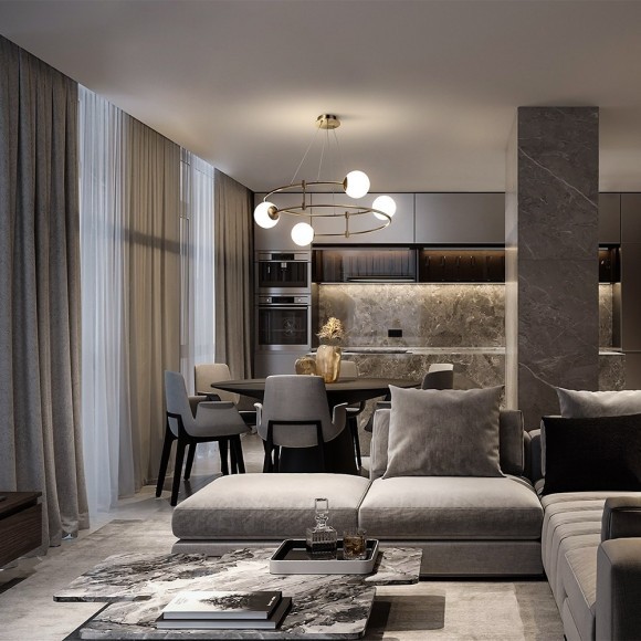 Подвесной светильник Maytoni MOD317PL-04G Balance под лампы 4xG9 40W