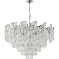 Люстра подвесная хрустальная 2176/09/24P Stilfort, серия Sapparo