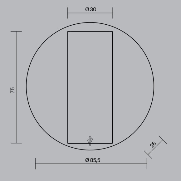 Настенный светильник (бра) Technical C079WL-L3W3K Настенный светильник (бра) Technical C079WL-L3W3K