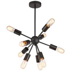 Люстра потолочная Lussole LSP-8272 KENNER IP21 под лампы 9xE27 360W