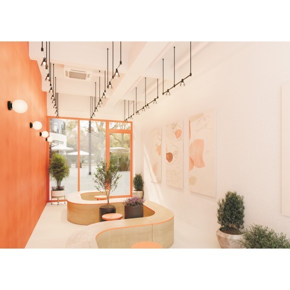 Светильник на гибкий шинопровод Maytoni Flexity TR206-1-3W3K-B 3000K 233лм 3Вт