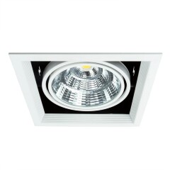 Встраиваемый светильник Arte Lamp A8450PL-1WH MERGA светодиодный LED 25W