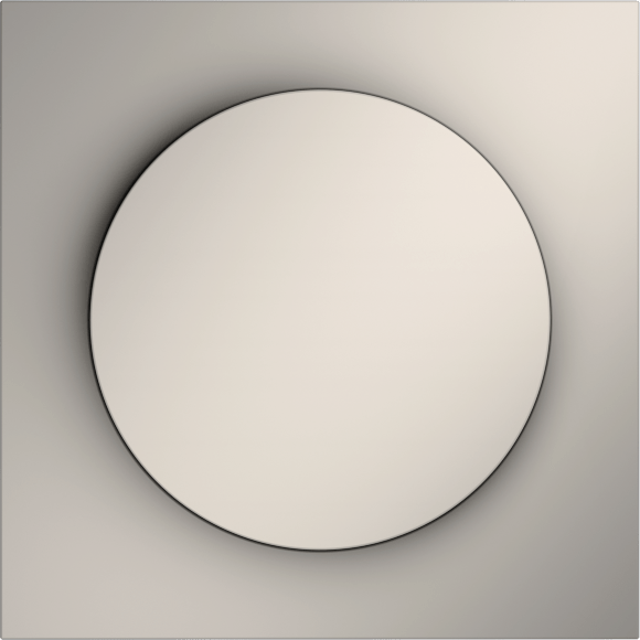 VLS002003 Накладка для диммера (светорегулятора) поворотно-нажимного кашемирового цвета VOLTUM S70 (кашемир)