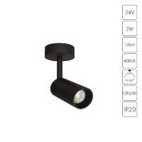 Подсветка для витрин с изменяемым углом света 15-40 град Arte Lamp Presto A6191PL-1BK