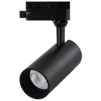 Однофазный двужильный светодиодный трековый светильник Arte Lamp A4568PL-1BK REGULUS 4000К 1000Лм CRI85+ 24° 13Вт