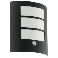 88141 EGLO CITY Уличный настенно-потолочный светильник с датчиком движения, с 1 лампой E27, 15Вт