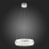 SL383.103.01 Светильник подвесной ST-Luce Хром/Хром, Прозрачный LED 1*34W 3000K CHERIO