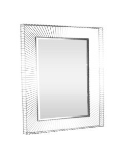 425035 MASINLOC Декоративное зеркало, сталь, зеркальное стекло, серебристый, L600, B50, H900