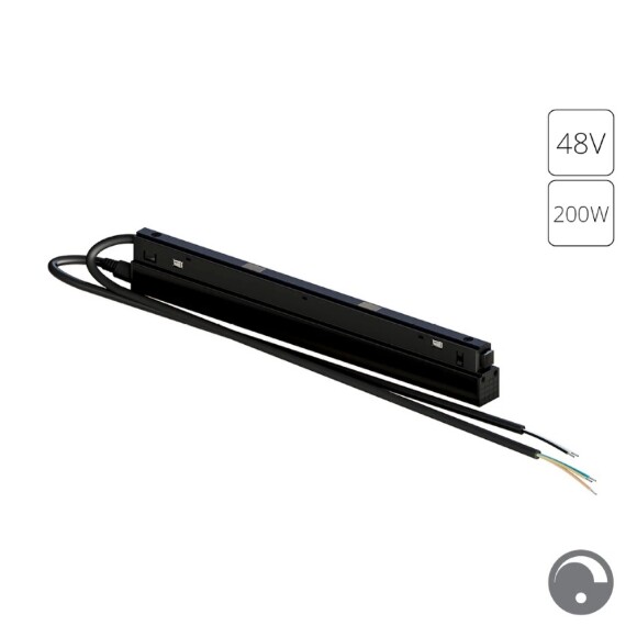Блок питания встраиваемый в шинопровод 48V диммируемый (0/1-10V) 200W для магнитной трековой системы ARTE LAMP LINEA A482806N