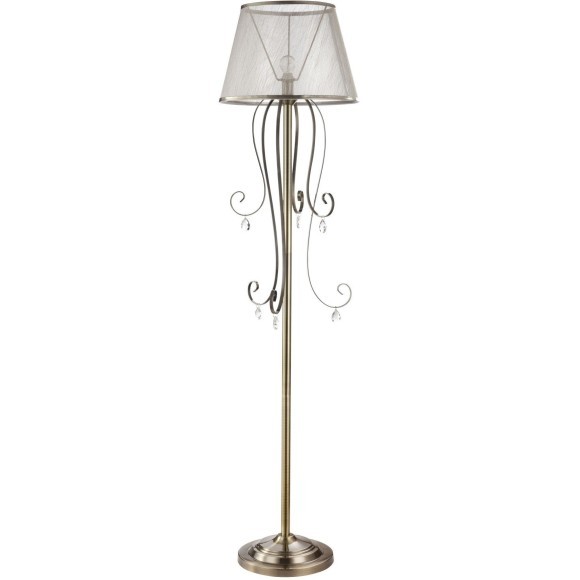 Торшер с абажуром Freya FR2020-FL-01-BZ SIMONE под лампу 1xE14 40W