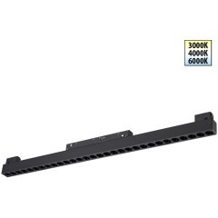 359625 Трековый светильник Novotech SHINO с переключ. цв. темпер. IP20 LED 3000К\4000К\6000К 30W 48V FLUM