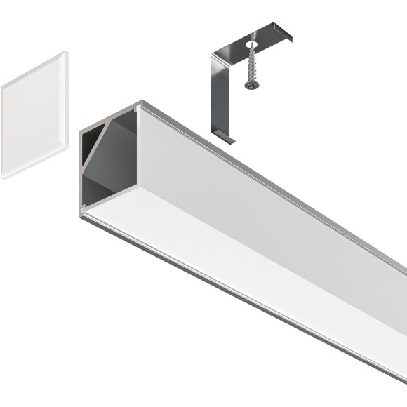 Алюминиевый профиль накладной 16x16 S ALM009S-2M