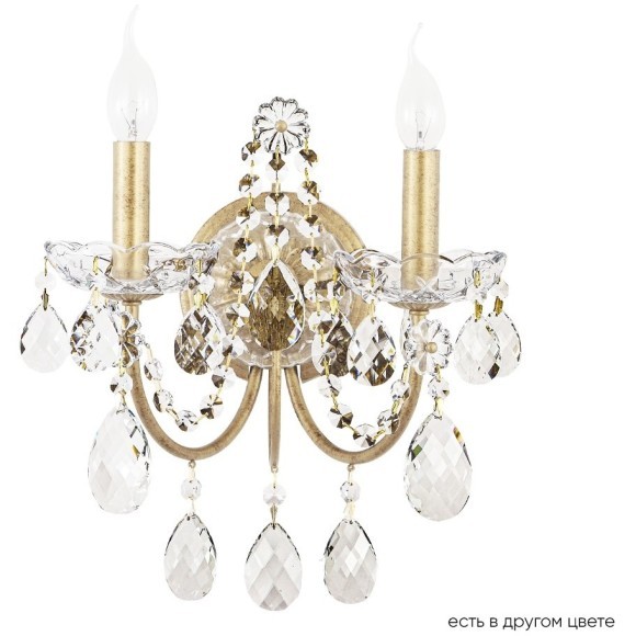 Бра Crystal Lux ODELIS AP2 GOLD