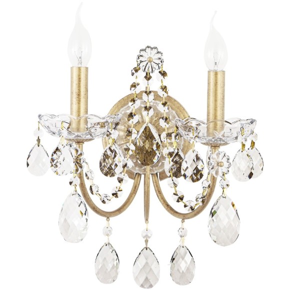 Бра Crystal Lux ODELIS AP2 GOLD